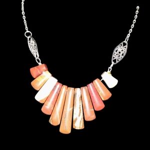 Hand Crafted Red Jasper Necklace